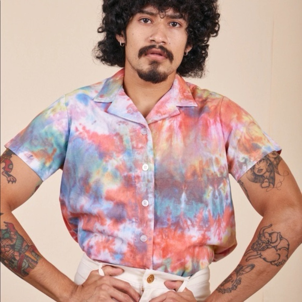 Big Bud Press Rainbow Tie Dye Top
